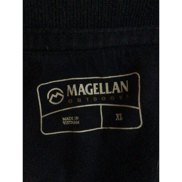 Polo Shirt Mens Extra Large Navy Blue Short Sleeve Casual By Magellan Outdoors - Picture 5 of 5